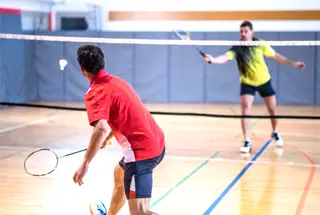 Indoor Badminton Court at Provident Deansgate