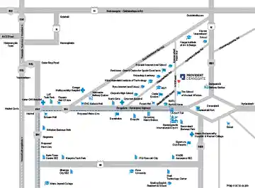 Provident Deansgate location map, IVC Road, Bangalore